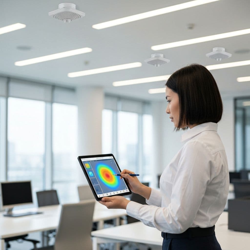 Site Survey Wi-Fi com mapa de calor